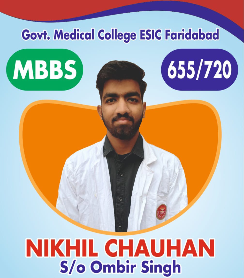 Nikhil Chauhan — Class Selections Result 2025-26